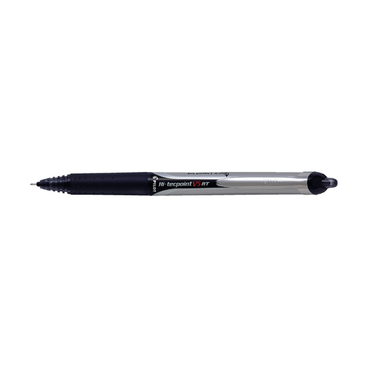 PILOT ΣΤΥΛΟ ΥΓΡΗΣ ΜΕΛΑΝΗΣ ΚΟΥΜΠΙ HI-TECPOINT V5 RT 0.5mm ΜΑΥΡΟ 12 ΤΕΜΑΧΙΑ