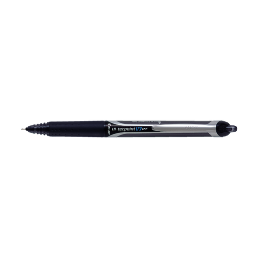 PILOT ΣΤΥΛΟ ΥΓΡΗΣ ΜΕΛΑΝΗΣ ΚΟΥΜΠΙ HI-TECPOINT V7 RT 0.7mm ΜΑΥΡΟ 12 ΤΕΜΑΧΙΑ