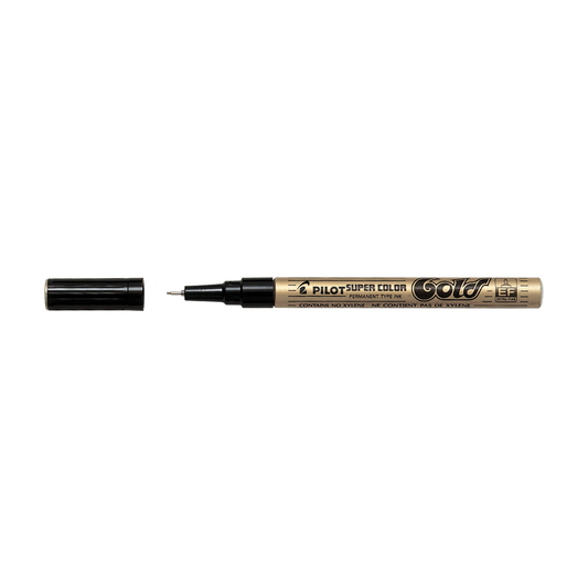 PILOT ΜΑΡΚΑΔΟΡΟΣ SUPER COLOR 1.0 mm EXTRA FINE ΧΡΥΣΟ 12 ΤΕΜΑΧΙΑ