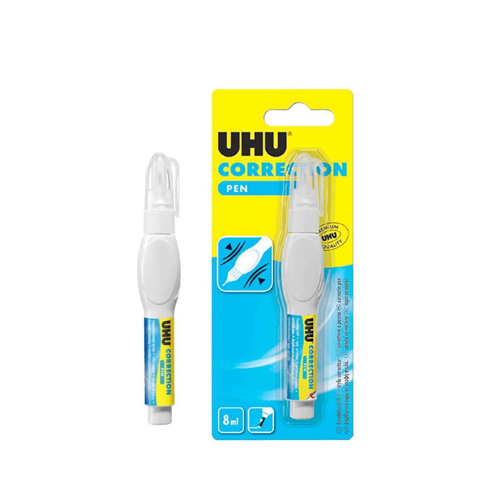 UHU ΔΙΟΡΘΩΤΙΚΟ ΣΤΥΛΟ ΥΓΡΟ 8ml 12 ΤΕΜΑΧΙΑ
