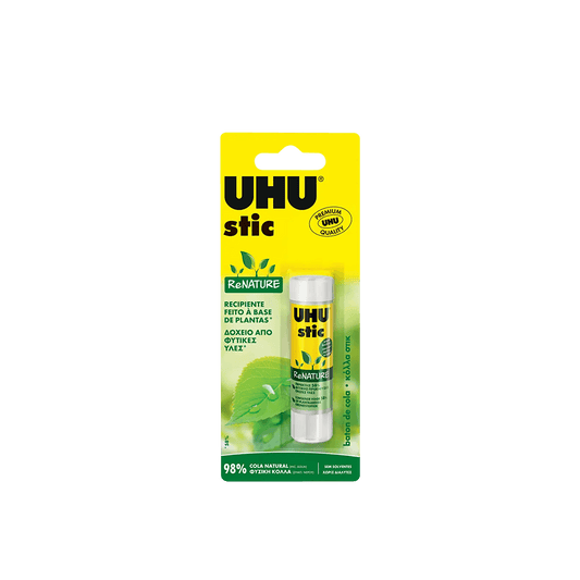 UHU ΚΟΛΛΑ STIC BLISTER 8.2gr RENATURE