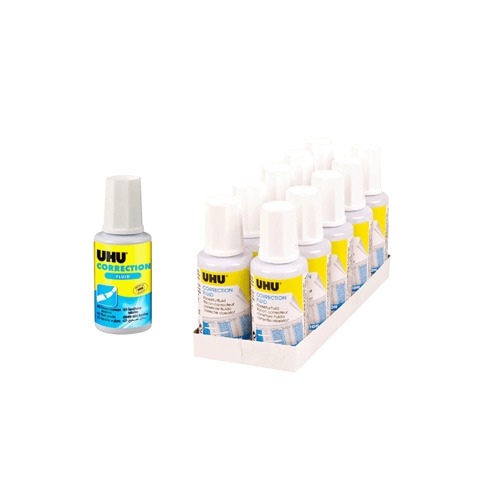 UHU ΔΙΟΡΘΩΤΙΚΟ ΥΓΡΟ 20ml 10 ΤΕΜΑΧΙΑ